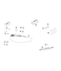 Rear light 982 Cayman GT4 Clubsport 2019-2020