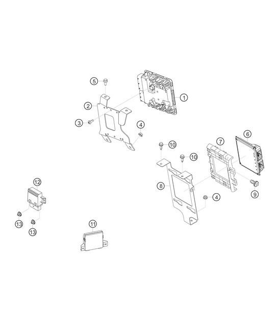 Diagram 9.9-02 Porsche Boxster 986 2.7L 2003-04 Electrical equipment