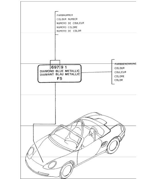 paint touch-up applicator 986 Boxster 1997-04