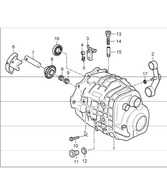 Diagram 302-08 Porsche Boxster 986/987/981（1997 年 - 2016 年） 传播