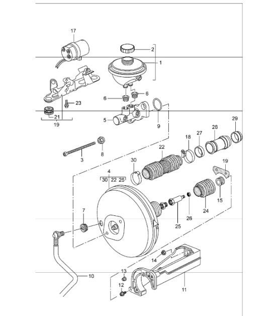 Diagram 604-00 Porsche 991 涡轮增压 Coupe 3.8L (540 Bhp) 车轮、制动器