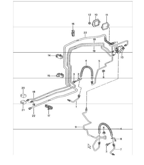Diagram 604-10 Porsche Cayenne Coupe GTS V8 4.0L Petrol 460Hp 