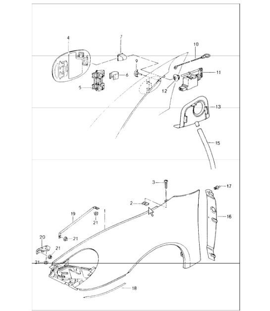 Diagram 801-40 Porsche Taycan 4S Berlina Sportiva 