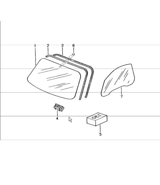 Diagram 805-00 Porsche Cayenne Turbo / Turbo S 4.8L 2007>> Body