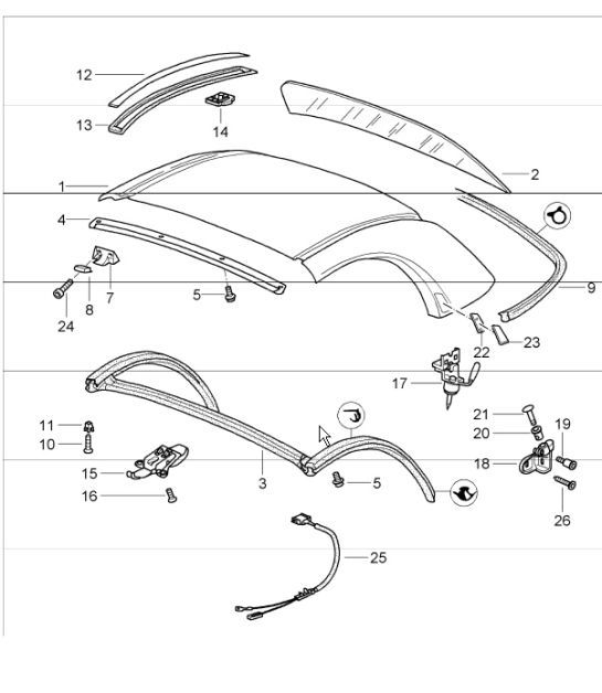 Diagram 811-15 Porsche 开曼718C(982C)2017>>  车身