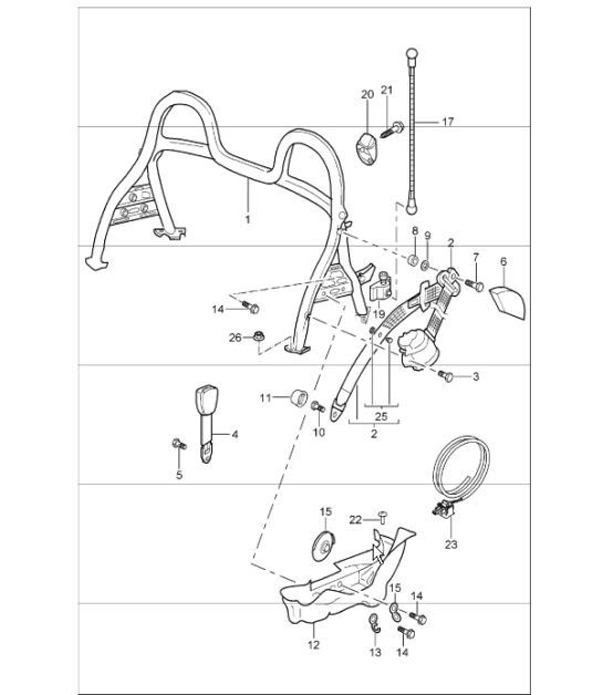 Diagram 812-00 Porsche Taycan GTS 