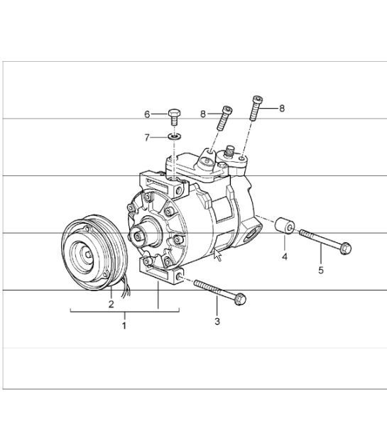 Diagram 813-15 Porsche Boxster 986/987/981 (1997-2016) Carrosserie