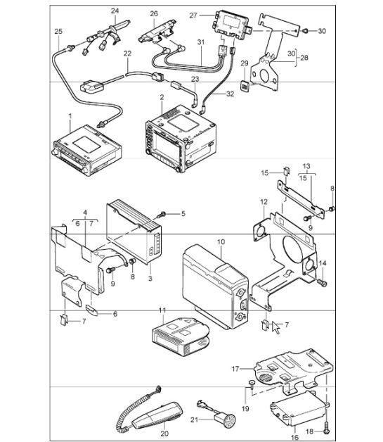 Diagram 911-01 Porsche Macan (95B) MK3 2022>> 