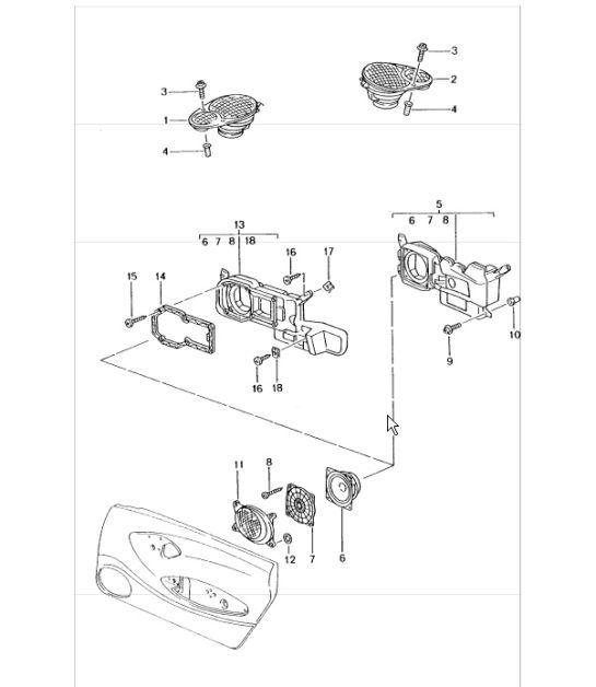 Diagram 911-05 Porsche Taycan (9J1) MK1 2020-2024 