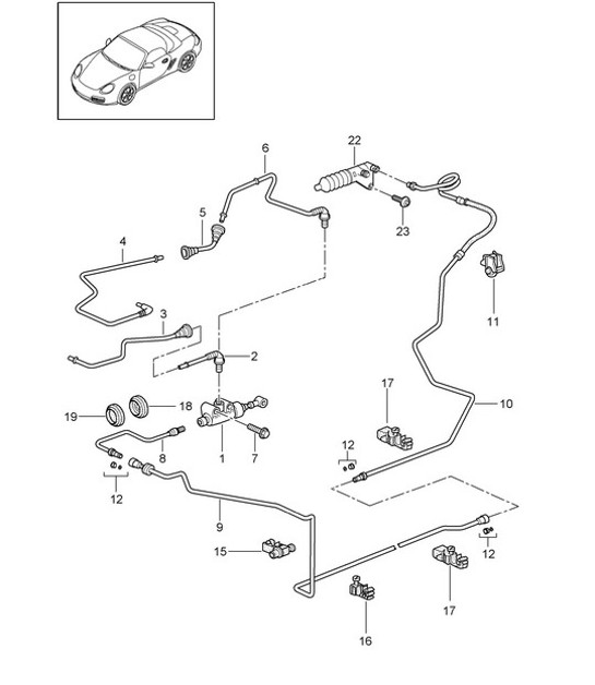 Diagram 702-008 Porsche Cayenne E-Hybrid V6 3.0L V6 340Hp 