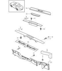 Trim Sill 987.2 Boxster / Boxster S 2009-12