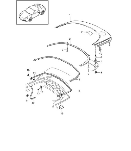 Diagram 811-013 Porsche 卡宴 92A（958） 2010-2017  车身