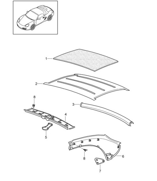 Diagram 811-016 Porsche 开曼718C(982C)2017>>  车身