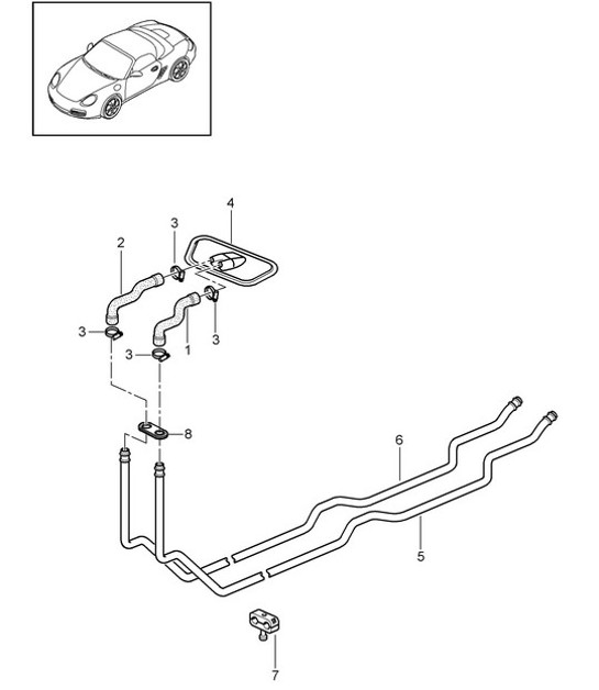 Diagram 813-000 Porsche 997 (911) MK2 2009-2012 Carrosserie