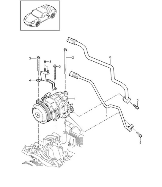 Diagram 813-015 Porsche Cayenne Turbo S 4.5L 2006>> Carrozzeria