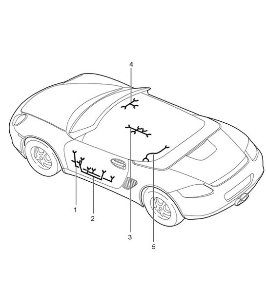 Diagram 902-015 Porsche 991（911）MK2 2016-2019 年 电子设备