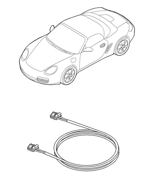 Diagram 902-050 Porsche Cayman S 3.4L 987C 2005-08 Electrical equipment