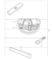 tool jack 987 Boxster / Boxster S 2005-08