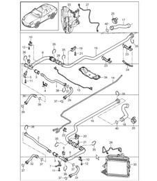 water cooling - 2 - For 987 Boxster / Boxster S 2005-08
