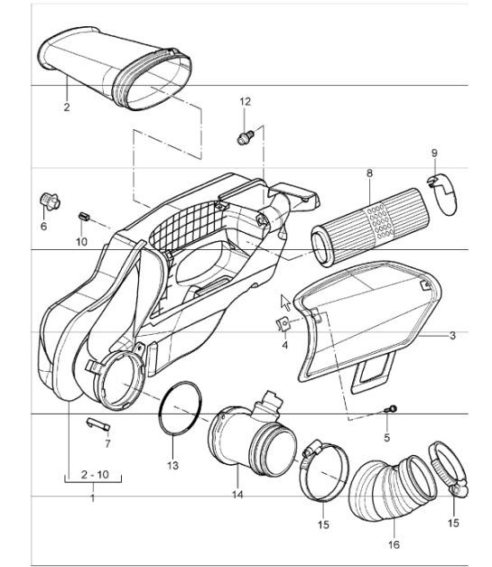 Diagram 106-00 Porsche Carrera GT (2003-2006) 