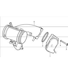 throttle body 986 Boxster / Boxster S 2005-08