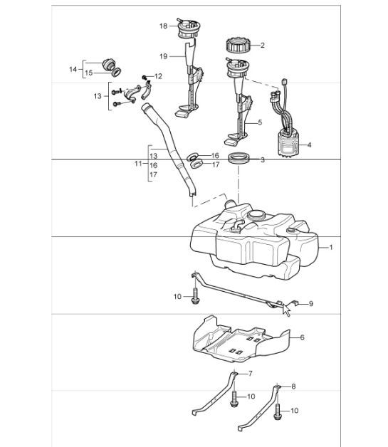 Diagram 201-00 Porsche Macan (95B) MK2 2019-2021 