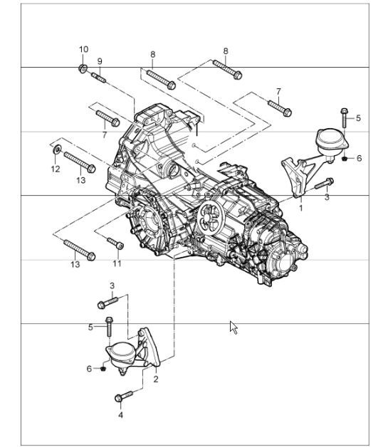 Diagram 306-01 Porsche Cayenne E-Hybrid V6 3.0L V6 340Hp 