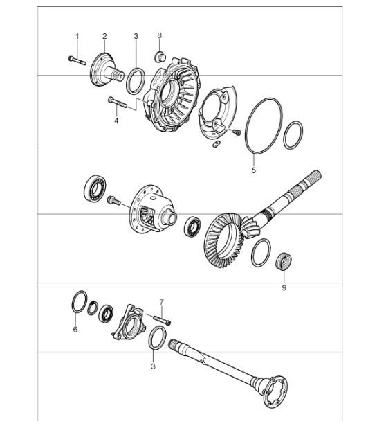 Diagram 320-03 Porsche Cayenne 9YB 2023>> 