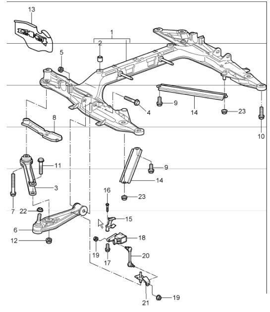 Diagram 401-00 Porsche Taycan (9J1) MK2 2024>> 