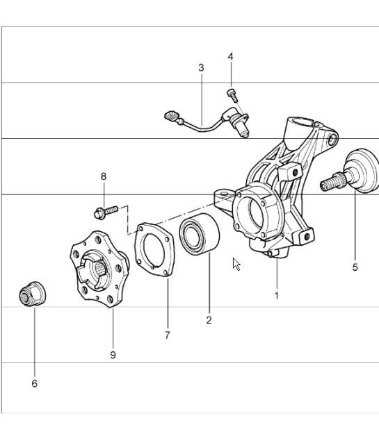 Diagram 401-05 Porsche 918 Spyder 2014-2015 