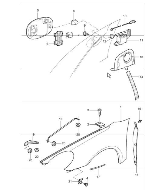 Diagram 801-40 Porsche Taycan (9J1) MK2 2024>> 