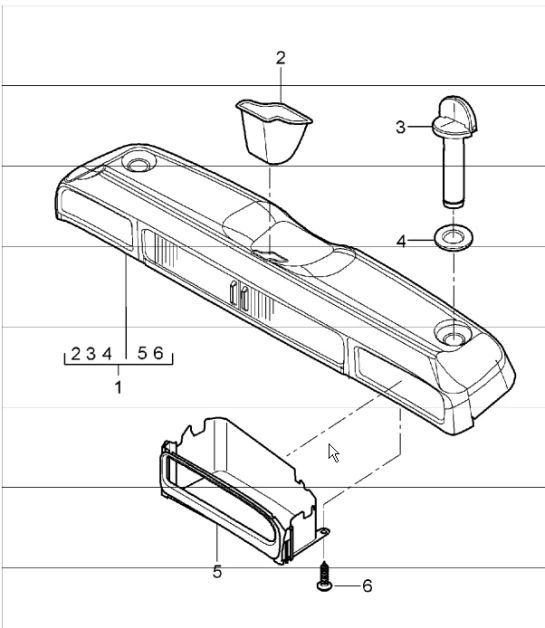 Diagram 807-07 Porsche 968 Turbo S 3.0L 1993-94 Body