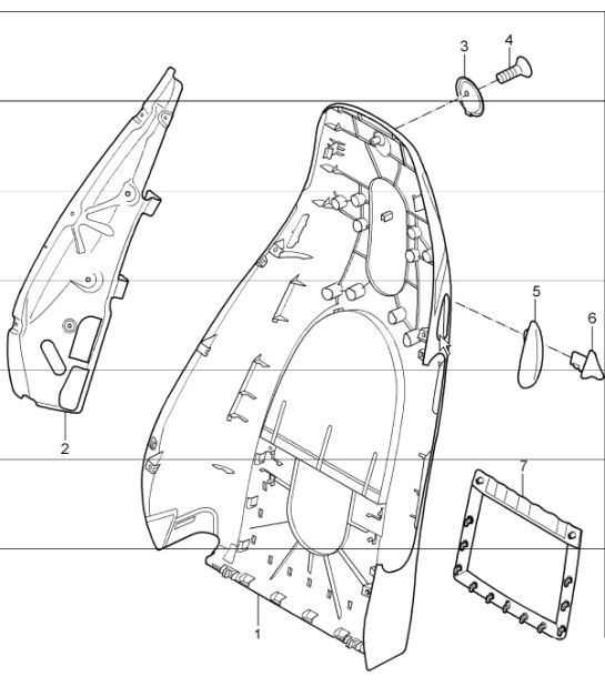 Diagram 817-04 Porsche Cayman 987C/981C (2005-2016) Body