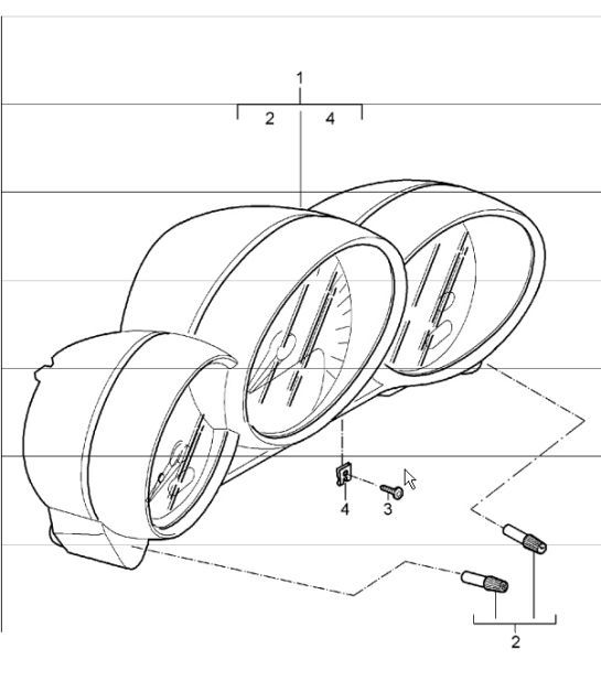 Diagram 906-02 Porsche 955 Cayenne Turbo 4.5L 2003-06 Electrical equipment