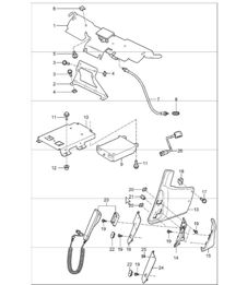 telephone I618/I666 for 987 Boxster / Boxster S 2005-08