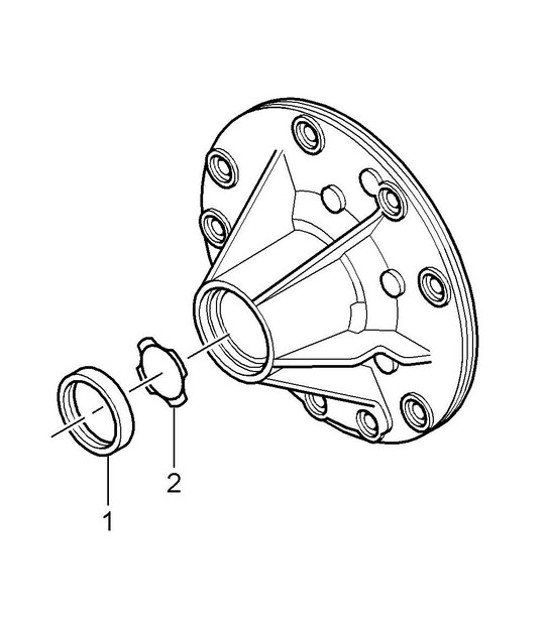 Diagram 330-001 Porsche 997 (911) MK1 2005-2008 Transmisión