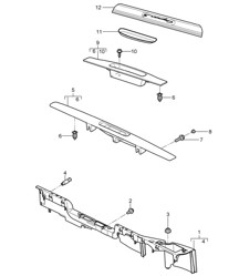Trim  / Sill 987C.1 Cayman 2006-08