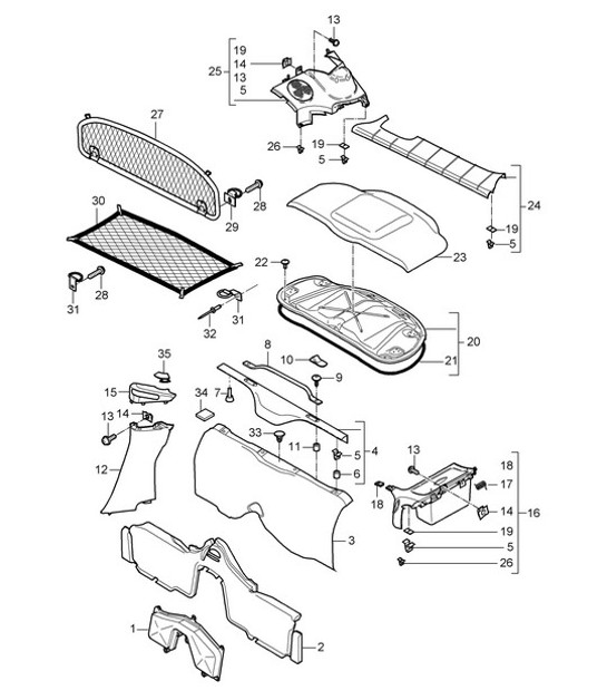 Diagram 807-005 Porsche Panamera 971 MK2 (2021-2023) 