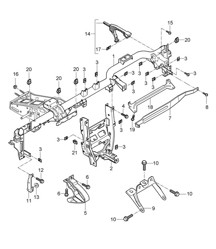 Marco de soporte / Salpicadero 987C.1 Cayman 2006-08