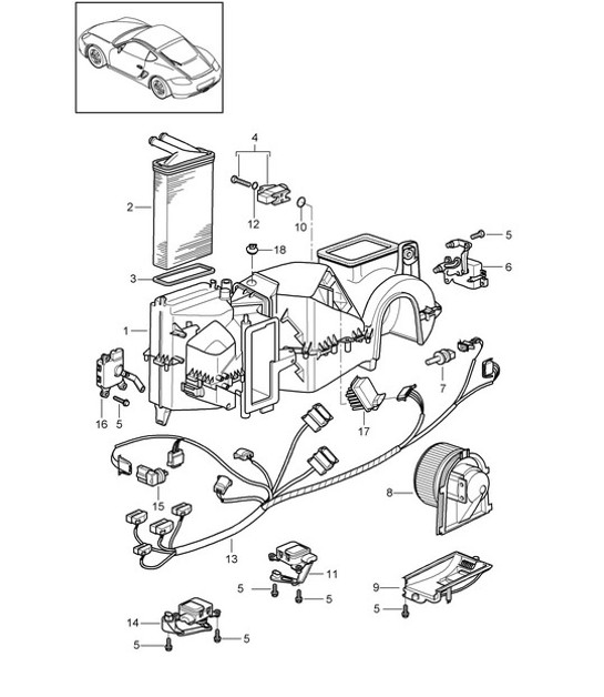 Diagram 813-005 Porsche Cayenne 3.2L V6 2003>> Carrozzeria
