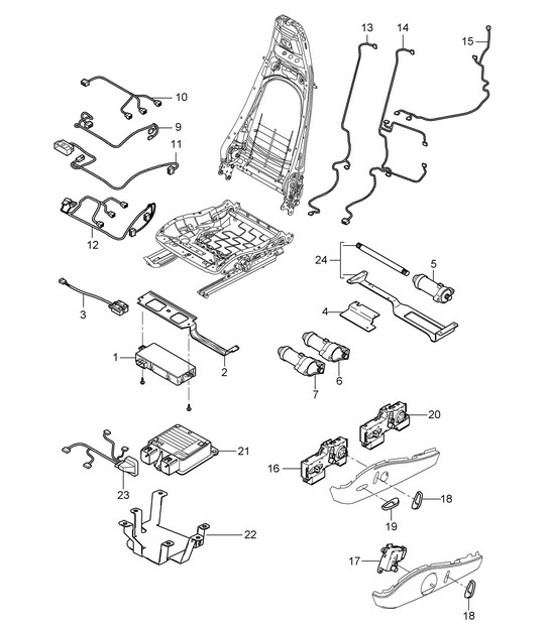 Diagram 817-010 Porsche Cayman 987C/981C（2005-2016 年）  车身