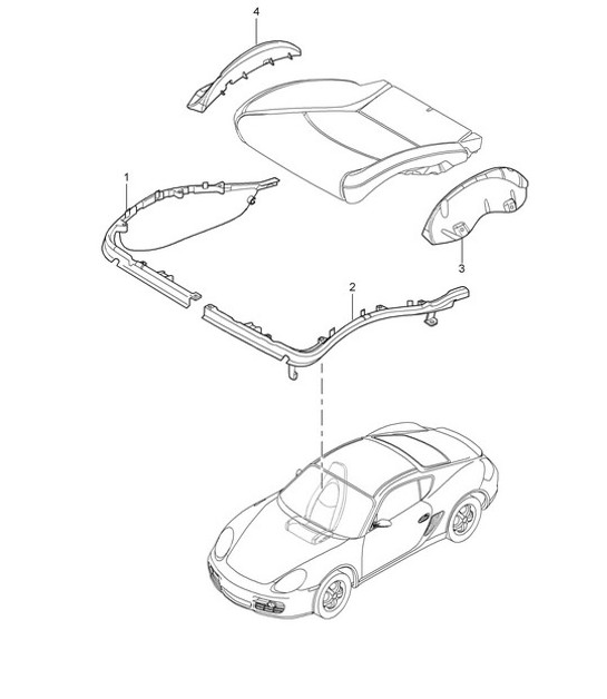 Diagram 817-024 Porsche 928 4.5L 1978-82 