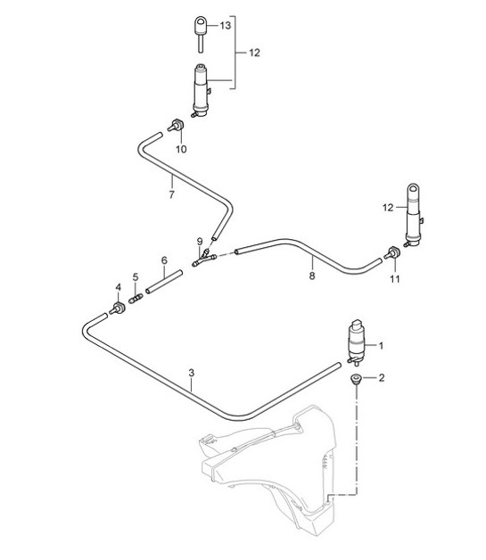 Diagram 904-020 Porsche Cayman 987C/981C（2005-2016 年） 电子设备