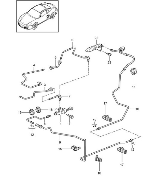 Diagram 702-008 Porsche Panamera 4S E-Hybrid 2.9L V6 