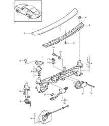 Spoiler trasero 987C.2 Caimán 2009-12