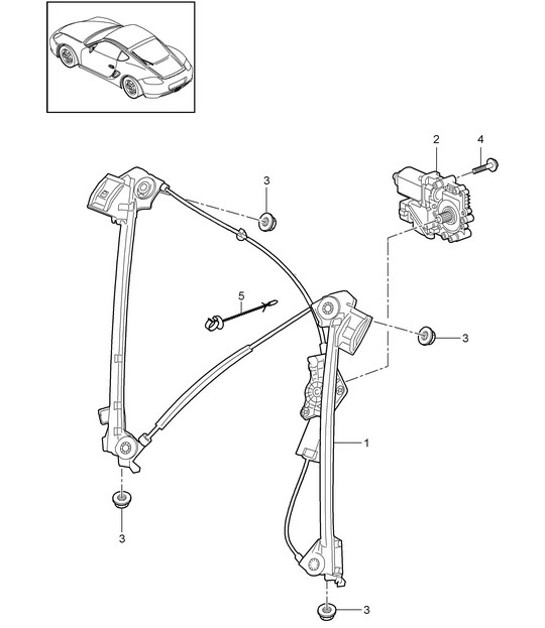 Diagram 804-030 Porsche Panamera Turbo V8 4.8L Carrozzeria