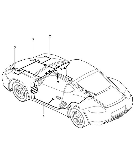 Diagram 902-010 Porsche 9YA Cayenne Coupe S V6 2.9L Petrol 440Hp 2019-23 