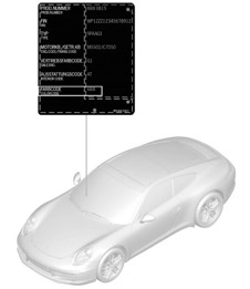 Paint touch-up applicator / Paints 991.1 2012-16