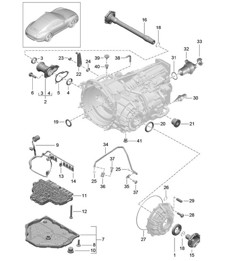 - PDK - Gearbox / Individual parts 991.1 2012-2016