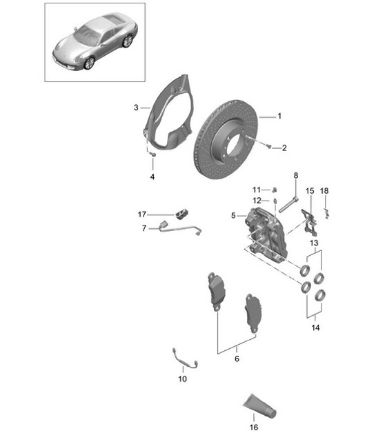 Diagram 602-001 Porsche Taycan 4S 